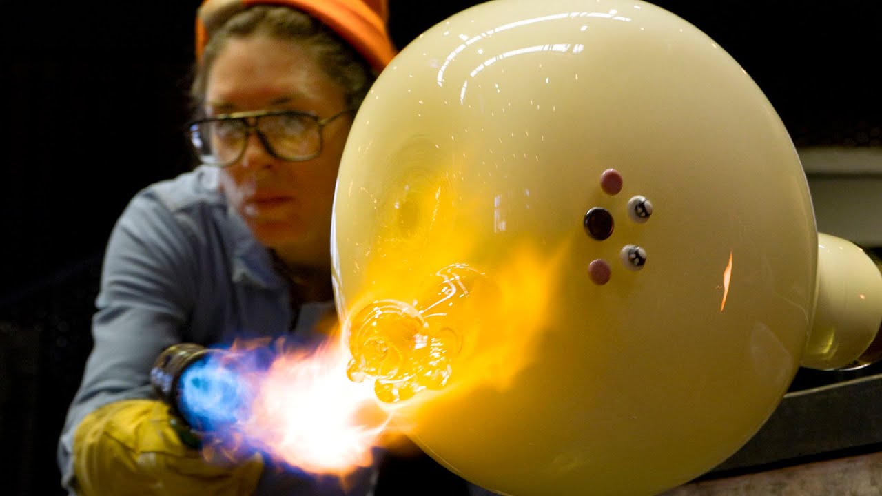 Morgan Peterson Glass Blower: Mastering Art with Blown Glass and 23kt Gold