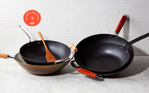 Frying Pan with Built-in Strainer: Perfect for Easy Cooking