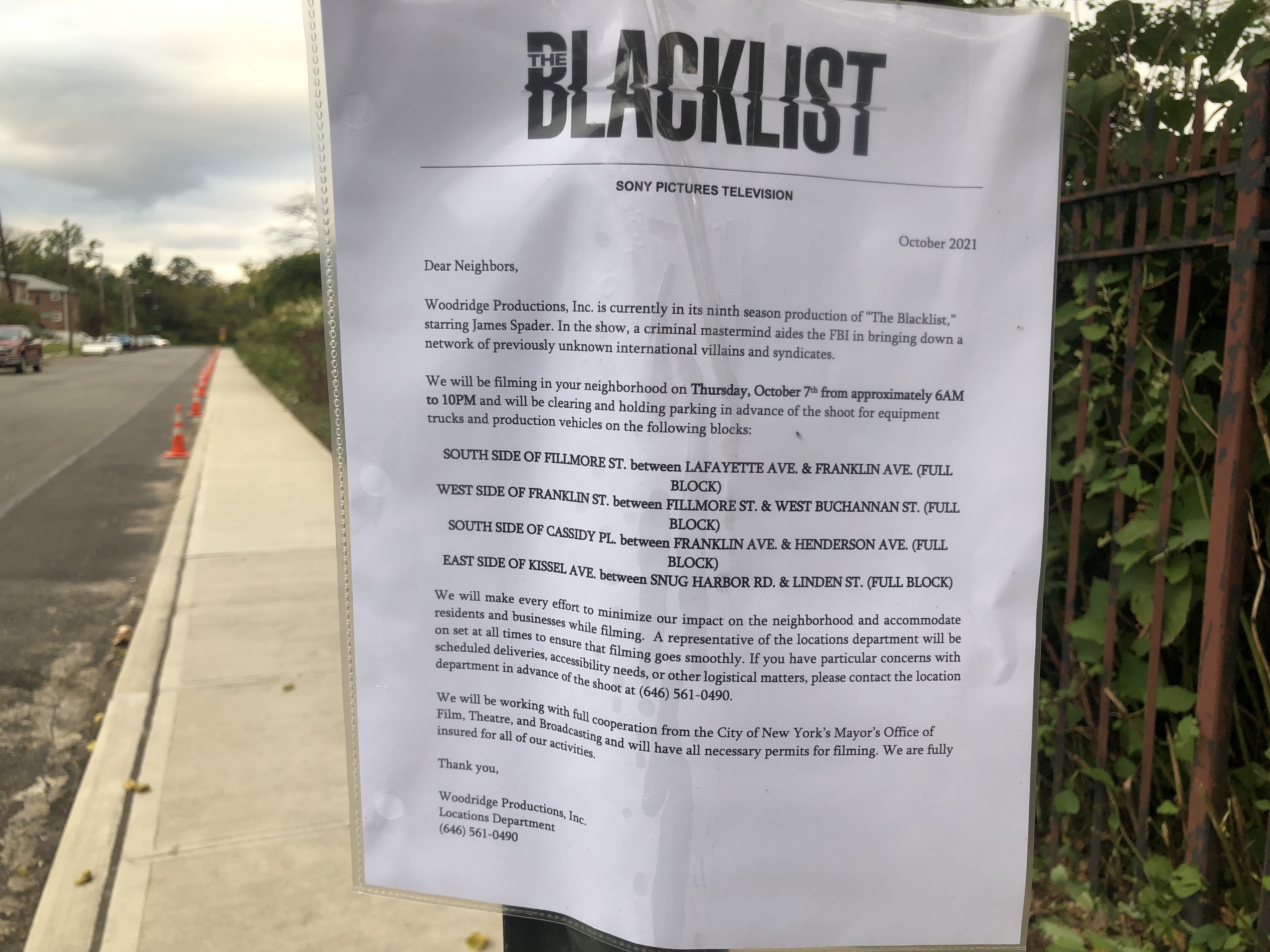 Filming in Dangerous Areas: Blacklist Shooting Locations Revealed