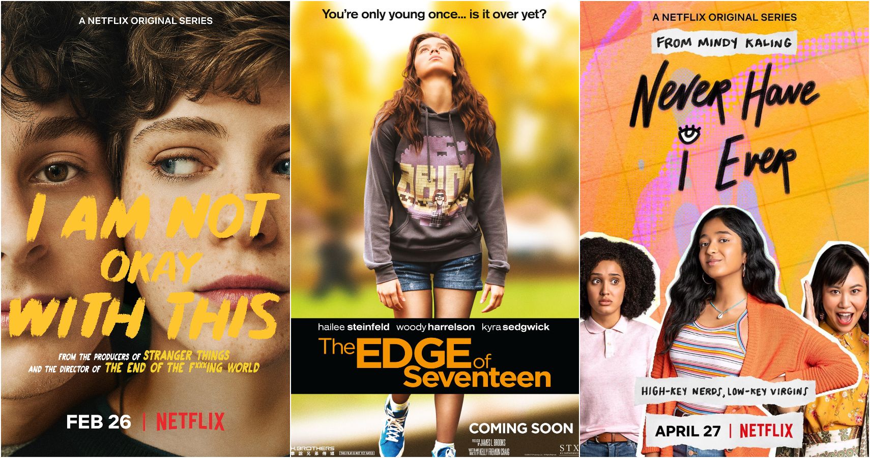 Teen Angst and Laughs:  Movies to Watch If You Liked Edge of Seventeen