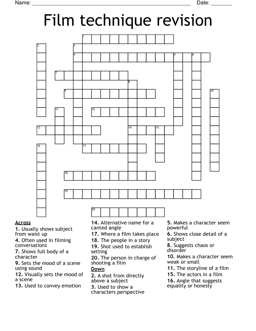 Filming Site Crossword Clue: Easy Hints & Answers!